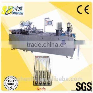 Horizontal Line Transfer Paper Plastic Blister Packing Machine