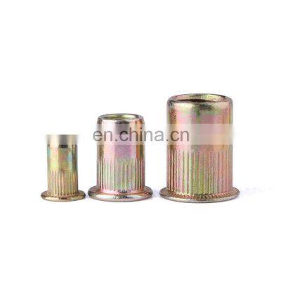 Free Samples Aluminum Knurled Body Flat Head Rivet Nut photo-3