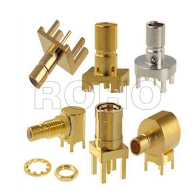 High Quality RF Coaxial SMB Female Jack Connector for PCB Mount