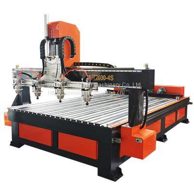 4 Axis CNC Price Multi Head Woodworking Machine For Carving Wood Chair Frames photo-2