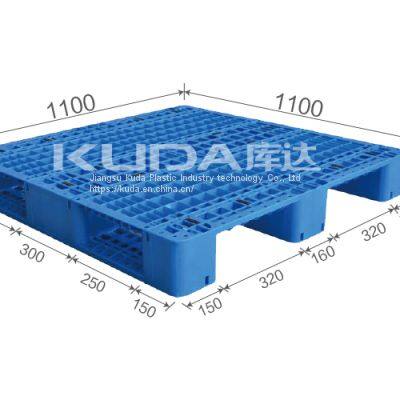 High-density Virgin PE 1111C WGCZ PLASTIC PALLET（BUILT-IN STEEL TUBE）china Manufacturer