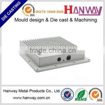 CNC Precision Machining for Wireless Panel Antenna Enclosure Heat Sink Aluminum Die Casting photo-6