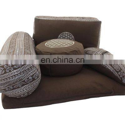 New designing embroidery and printed yoga meditation cushions