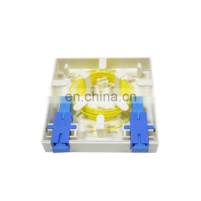 FTTH-006 2port Fiber Optic Wall Mount Mini Ftth Termination Box photo-2