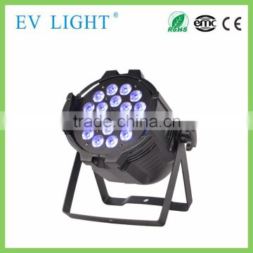 EV 1018-C led par light 18pcs*10W four in one RGBW full color stage light