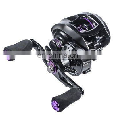 Strong magnetic 25 Gears brake system water Drop wheel 8kg drag 7.2:1 Gear Ratio Baitcaster Freshwater/Saltwater Fishing reel