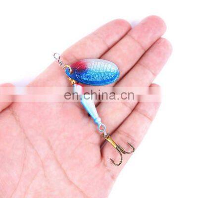 9g Freshwater Fish Bait Fischkoder Treble Hook Metallkoder Tackle Metal Fishing Lure Lead Fish With Spoon photo-2