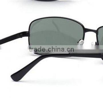 Uv400 Metal Frame Driving Sunglasses Eye Wear With Glass Lens photo-3