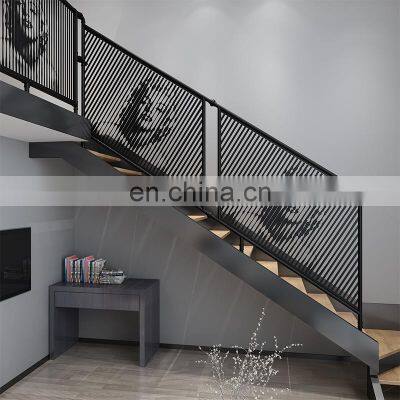 Modern Stair Balustrades & Handrails Duplex Luxury Guardrail Nordic Villa Fence Corridor Railing photo-3