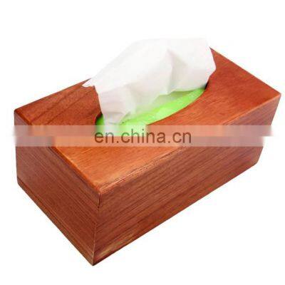 High Quality Wooden Bamboo Square Tissue Paper Holder Tissue Box