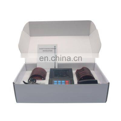 Restaurant Wireless Paging Queuing System 1 Transmitter 10 Coaster Pagers for Guest Waiter Calling photo-2