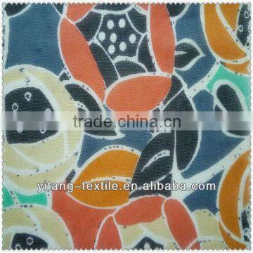 Top quality and cheap 100% pure silk printed fabric for garment