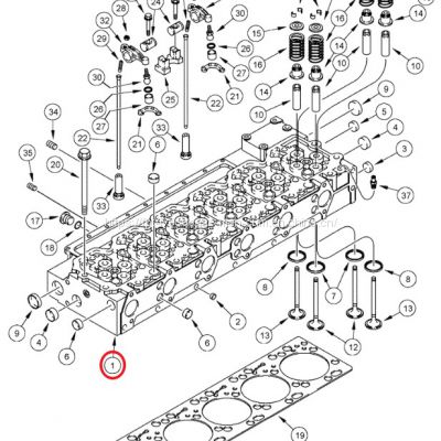 Cummins 6CT FLX3010  CYLINDER HEAD 84181967