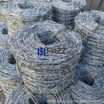 Double Strand Twisted Galvanized Steel Barbed Wire for Security Fence Mesh