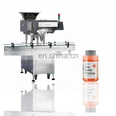 Capsule tablet counting and filling machine Multi Channel Automatic Bean capsule Tablet Counter Machine