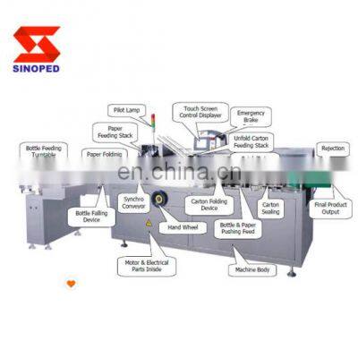 Automatic Food Beverages Bottled Cartoning Machine Small Carton Box Packing Machine photo-2