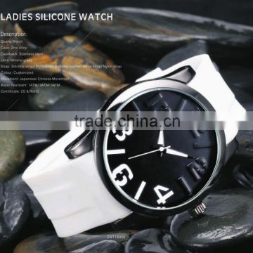 2016 watch silicone custom novelty analogic womens adult silicone watch fashion