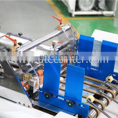 UTM650B Automatic Kraft Gift Paper Packaging Box Window Patching Making Machine With Rotary Plastic Film Cut photo-2