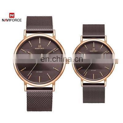 NAVIFORCE NF3008 Japan Movement Quartz Watch sr626sw Battery Own Design Stainless Steel Wrist Watch Unisex