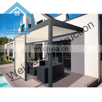 Factory price aluminum garden sunshade awing louvers