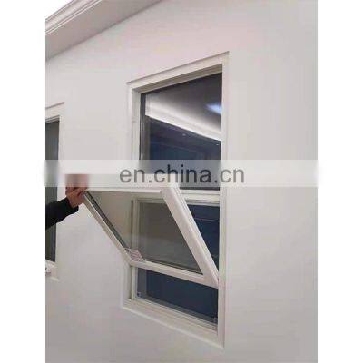 Anhui Weika Manufacturer vinyl profiles vertical sliding double hung windows glass panel windows