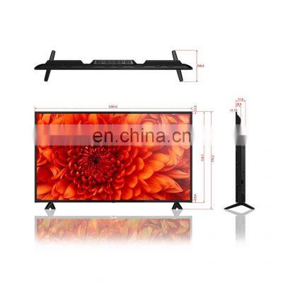 China Factory Metal Base Fullscream HD 8K Remote Control TV 32 Smart For Room