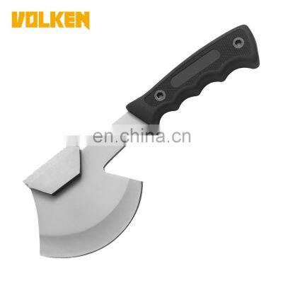 Camping Kit Multi Function Stainless Steel Axe Camping Axe With Sheath Rubber And Plastic Material