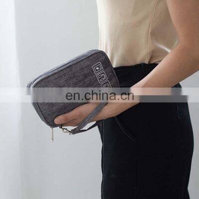 Travel Gadget Electronics Accessories Organizer Bag Portable Date USB Cable Storage Organizer Bag For Cord Charger Phone photo-4