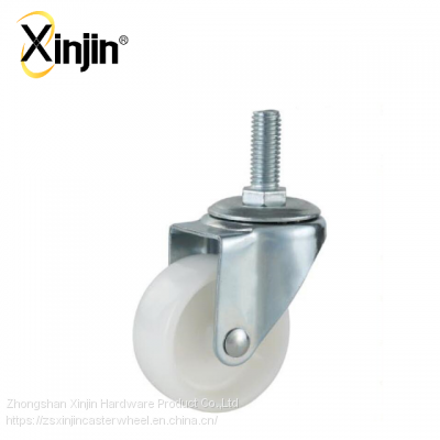 2 Inch Threaded Stem PP Furniture Caster Wheel