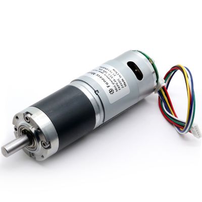 PG36-555-EN 36mm mini epicyclic planetary geared dc electric motor with magnetic encoder