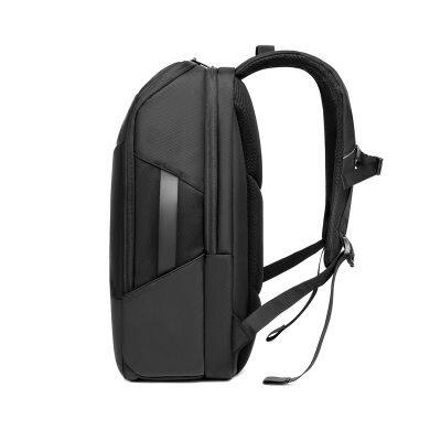 Shanghai Waterproof Business Travel Notebook Backpack Anti Theft Computer Backpack Black photo-3