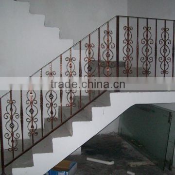 Decorative Interior Metal Stair Handrails