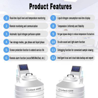 Bissau Ln2 Cryo Freezer KGSQ Liquid Nitrogen Tanks KGSQ Cryogenic Container photo-3