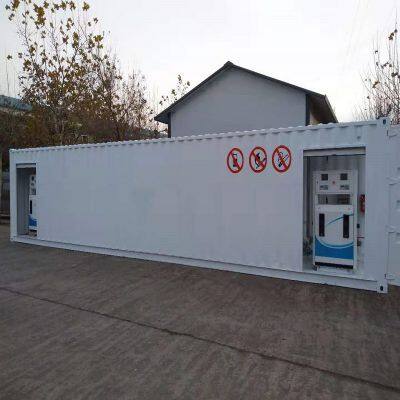 20ft 40ft Mobile Fuel Station Portable Oil Fuel StorageTank Container for Sale photo-4