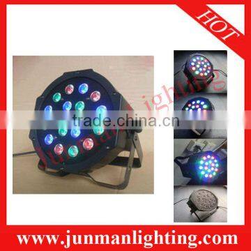 18pcs RGB Led Par Light Led Par64 DJ Lighting Flat Led Par Light