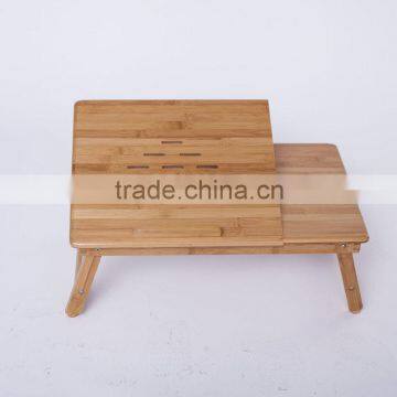 Foldable Bamboo Computer Table bamboo laptop table