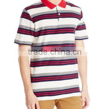 High Quality Custom Design Polo men's Clothes Wholesale Cheap men's yarn dye Polo Shirt