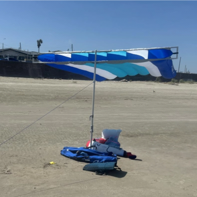 Outdoor Beach T-canopy Tent Umbrella Stand Beach Inflatable Shade Sail Canopy Shelf photo-5