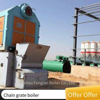 Six - Ton Biomass Pellet Steam Boiler With Chain Grate, Adopting Semi - Gasification Combustion Mode