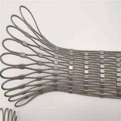 Flexible Stainless Steel Ferrule Rope Mesh for Safety and Decorative Use