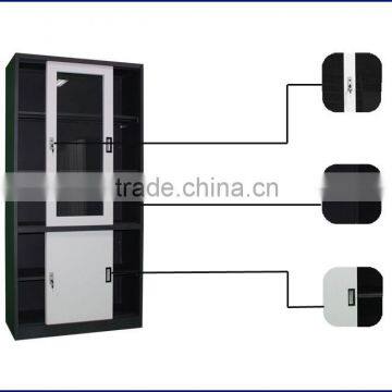 Laboratory Steel Glass Door Storage Cabinet Data Document Filing Cabinet/Cupboard Lock photo-4