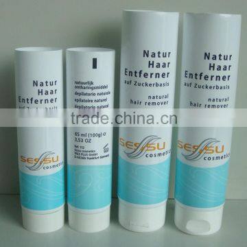 plastic packaging tube for hair extensions