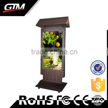 55" floor standing all in one pc digital signage, totem, lcd advertising kiosk