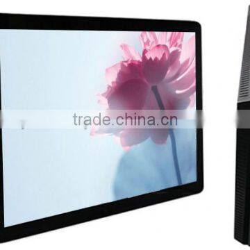 19 lcd monitor i3 Dual Core all in one touch pc lcd tv advertising display monitors touch wifi wall mounted touch screen kiosk