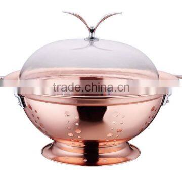 Stainless Steel Fruit Colander With Lid photo-3