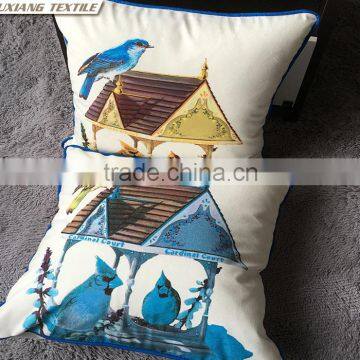 Wholesale Bird Custom Printting Chair Cushion Pillow photo-3