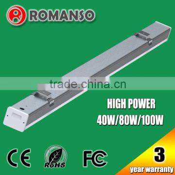 High Power Linear Suspended LED Light 40w/80w/100w Led Linear Highbay