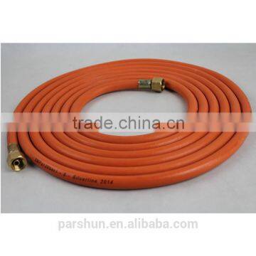 BS EN16436 Working Pressure 20 Bar Smooth Surface 6mm Rubber LPG Gas Tube