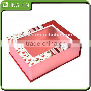 New style foldable perfume gift box with PVC window