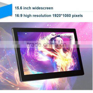 15 Inch Digital Photo Frame Advertising Kiosk Display(LCD 1920*1080,16:9, Photo, Music,1080P Video Play Back, AV In,VESA) photo-5
